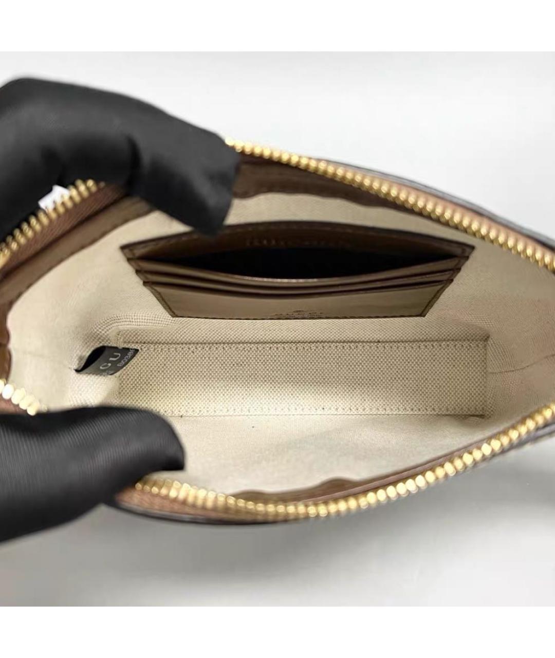 GUCCI Кожаная сумка через плечо, фото 8