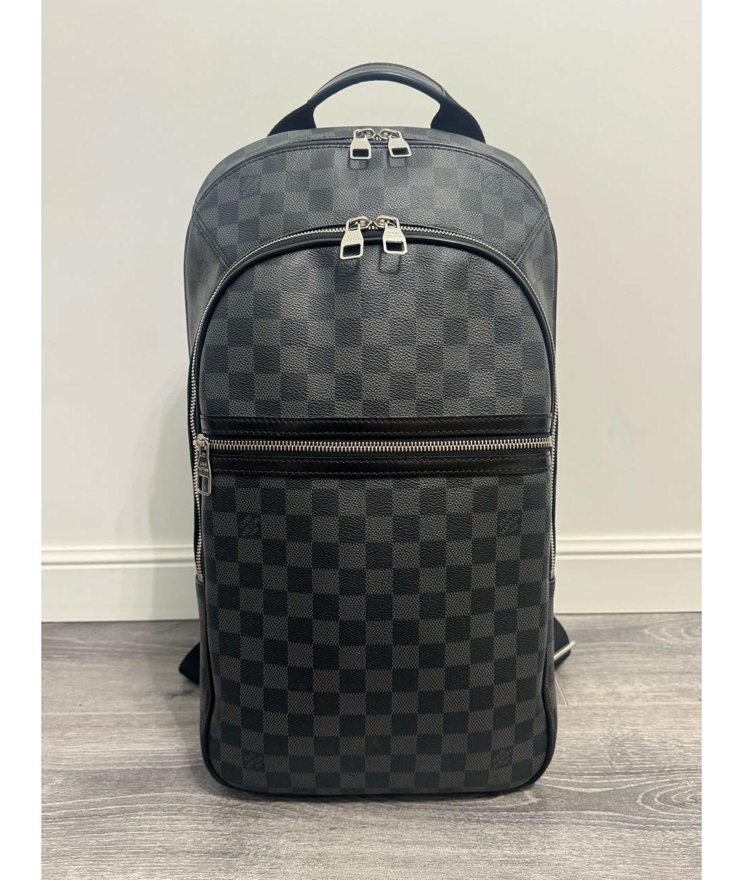 LOUIS VUITTON Черный рюкзак, фото 9