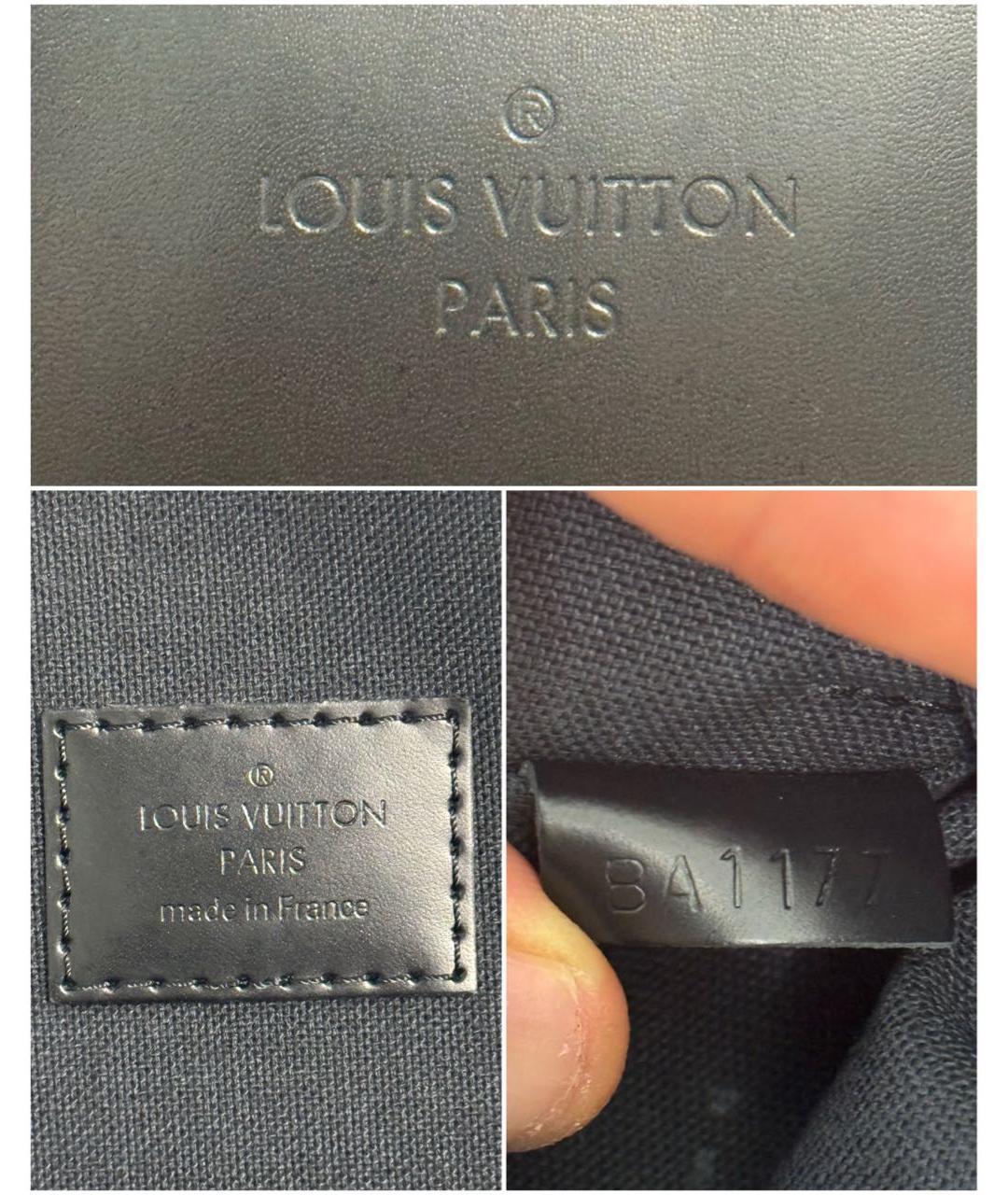 LOUIS VUITTON Черный рюкзак, фото 7