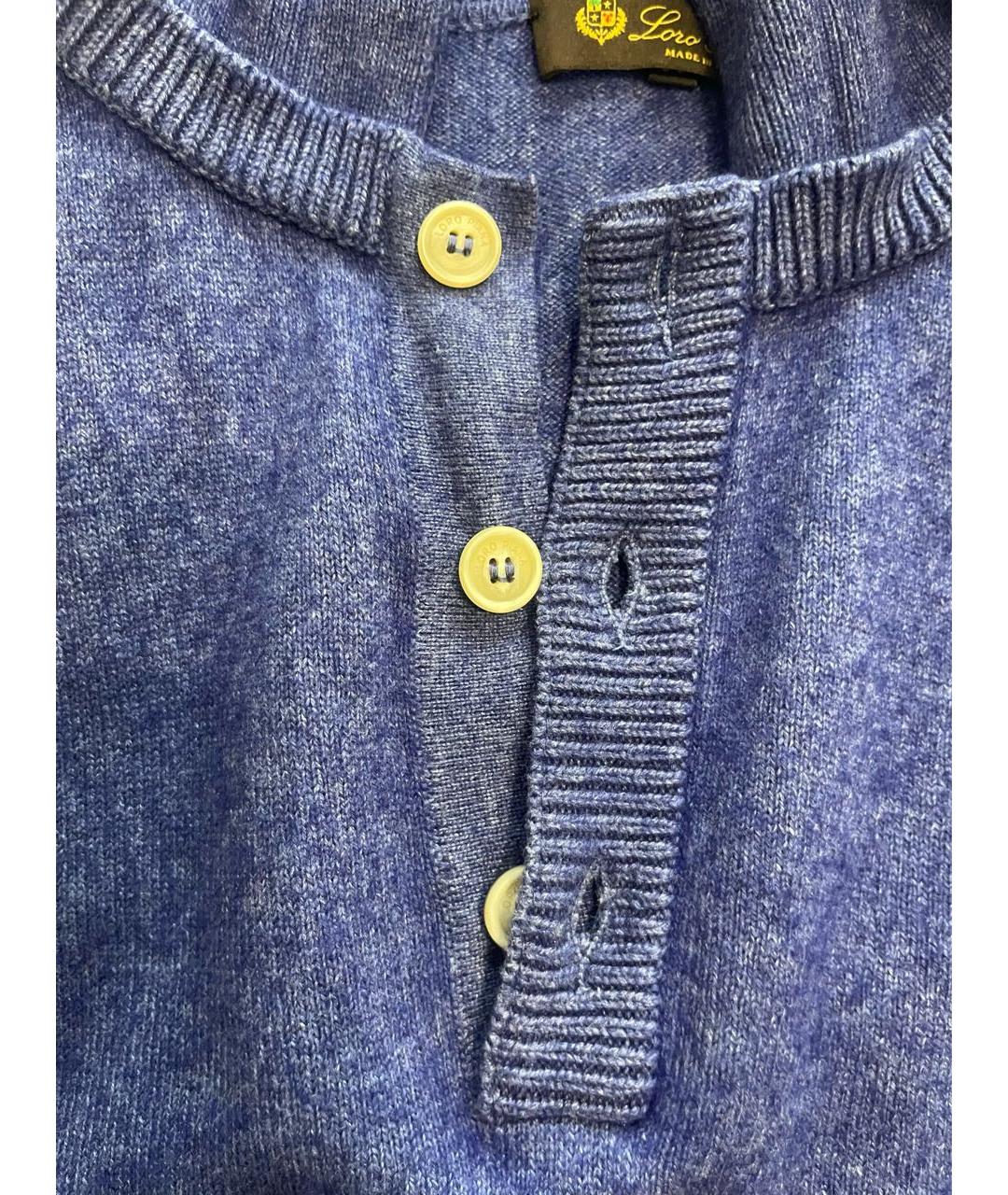 LORO PIANA Синий джемпер / свитер, фото 6