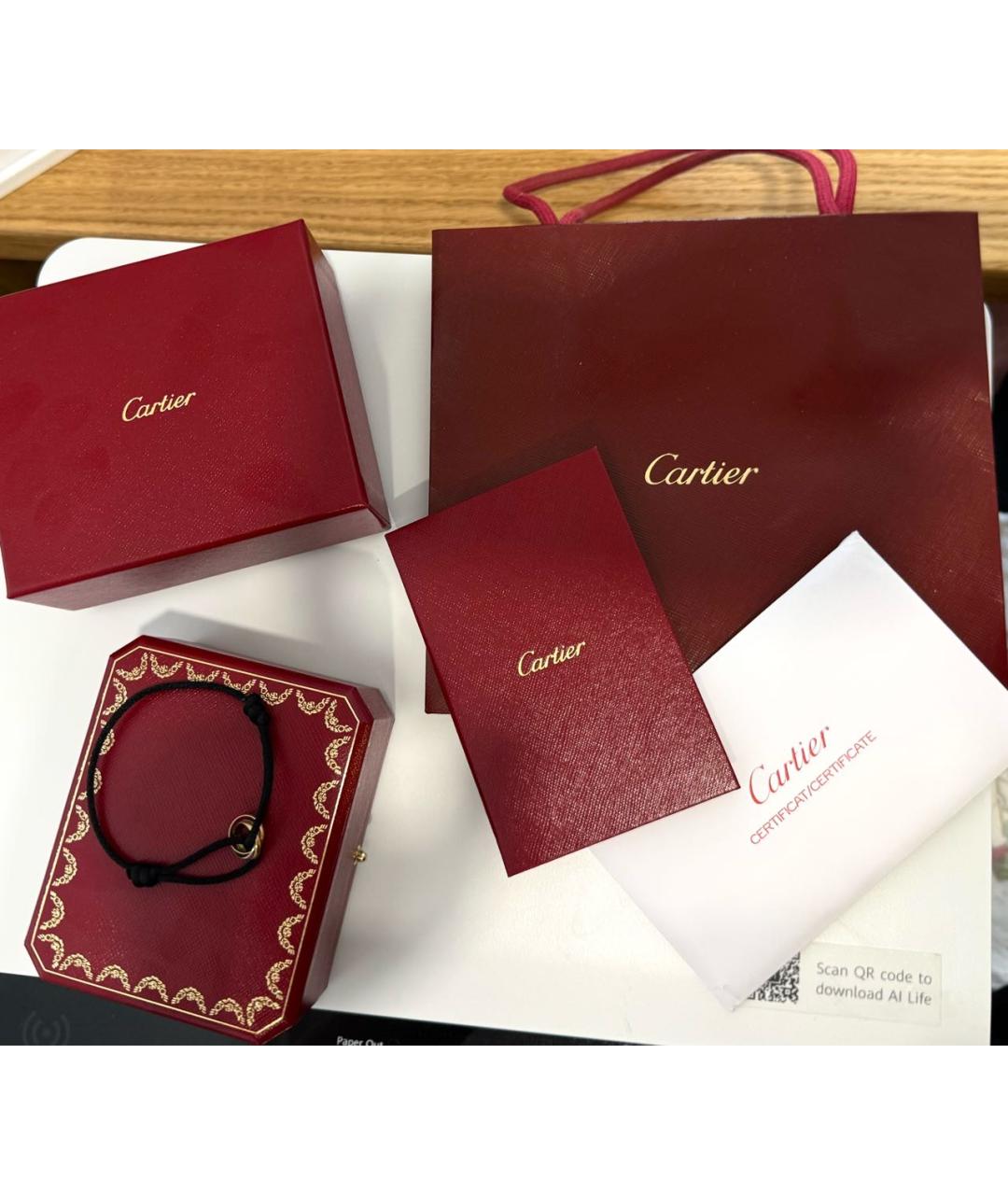 CARTIER Золотой браслет из белого золота, фото 5