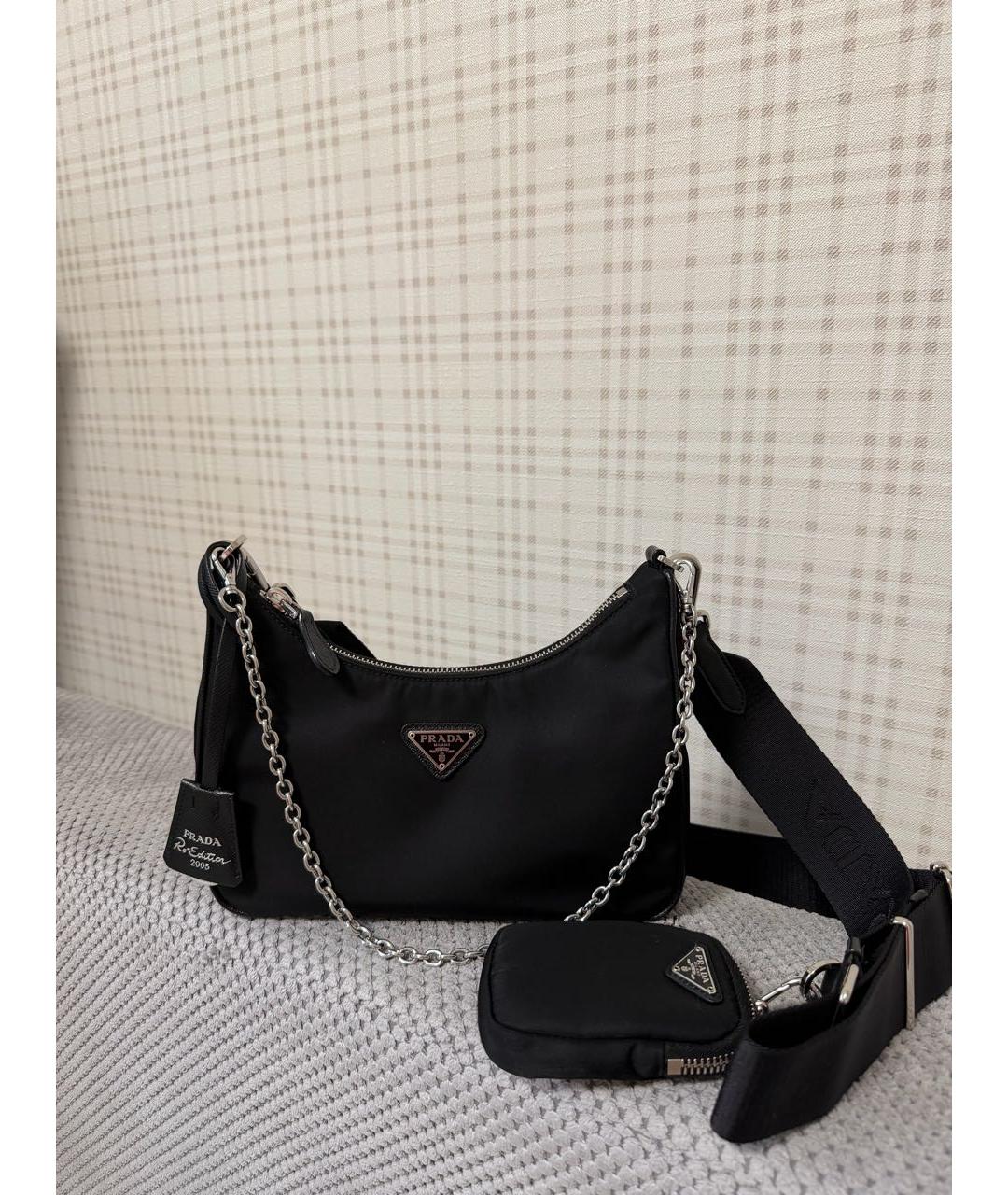 PRADA Черная сумка через плечо, фото 8