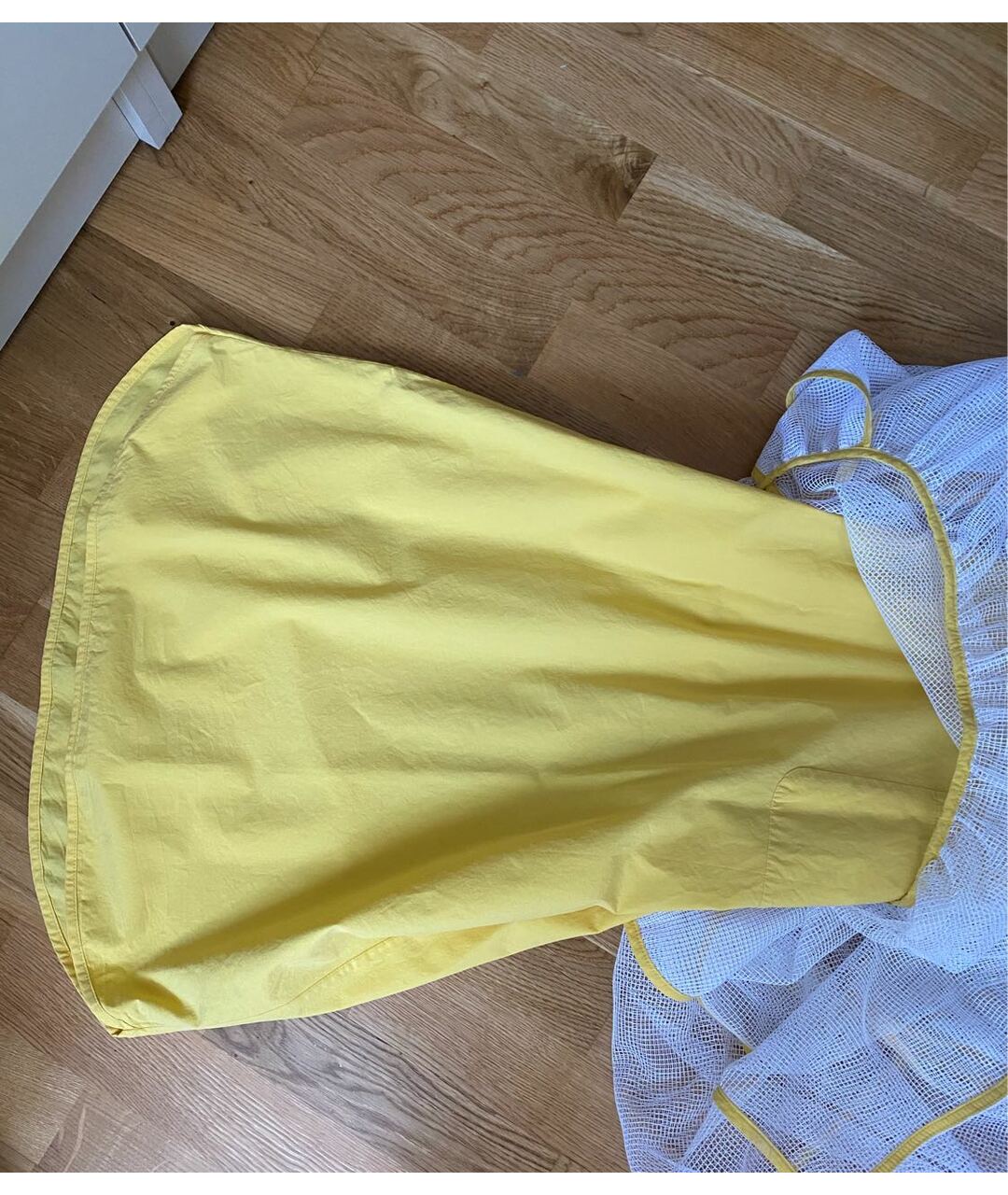 MSGM Желтое хлопковое повседневное платье, фото 5