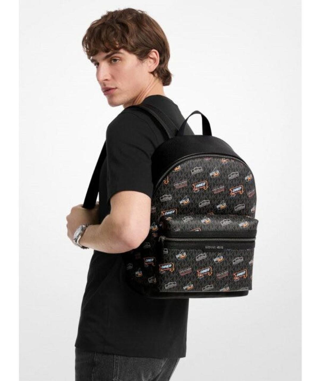 MICHAEL KORS Черный рюкзак, фото 8
