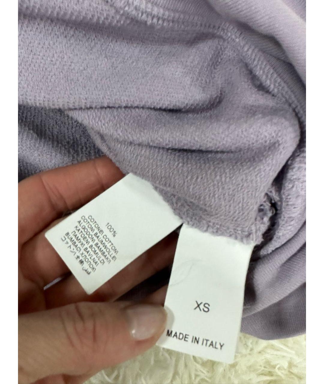 BRUNELLO CUCINELLI Фиолетовый хлопковый костюм с брюками, фото 3