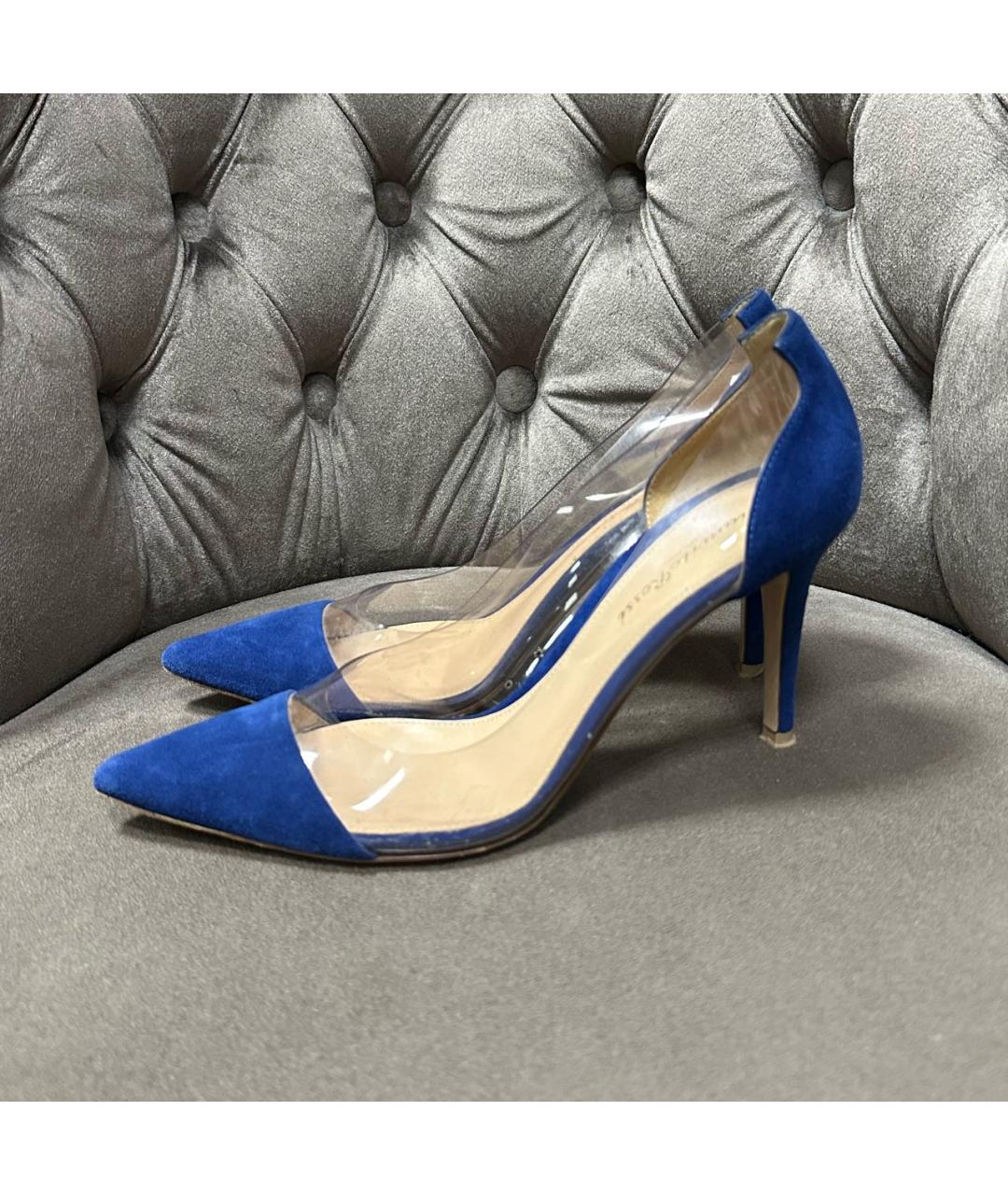 GIANVITO ROSSI Синие туфли, фото 8