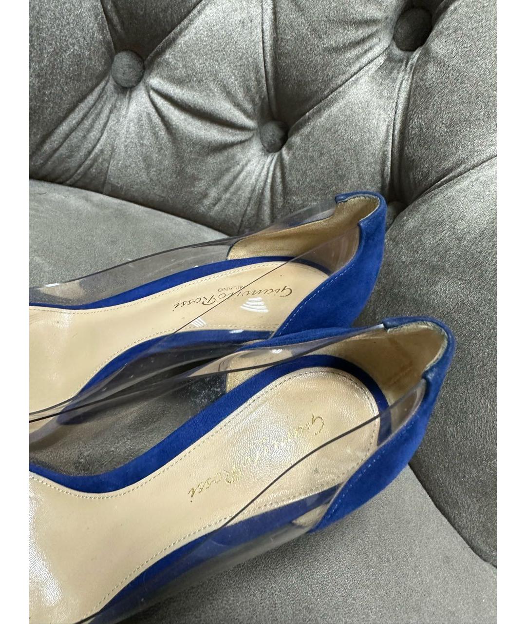 GIANVITO ROSSI Синие туфли, фото 3