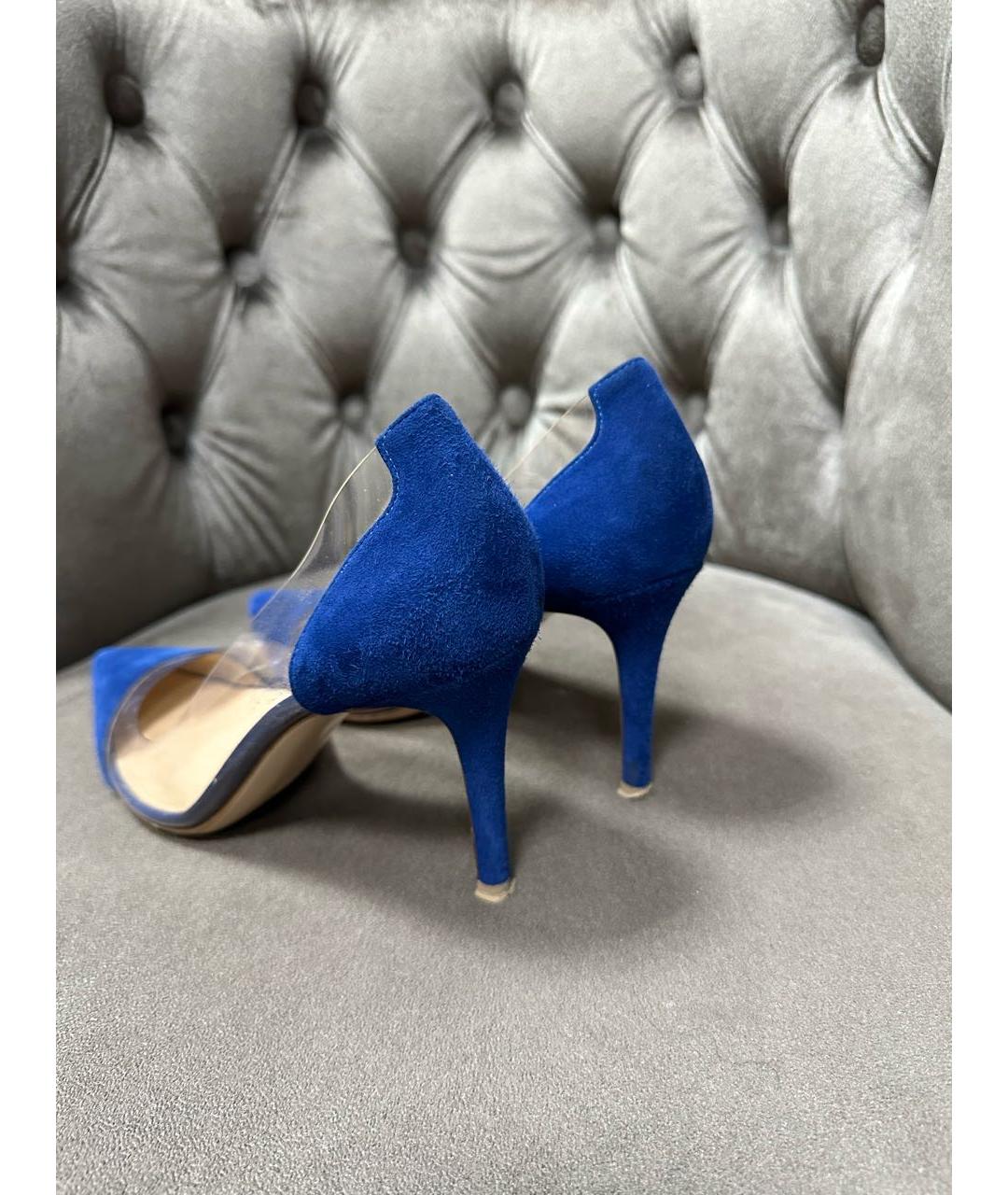 GIANVITO ROSSI Синие туфли, фото 4