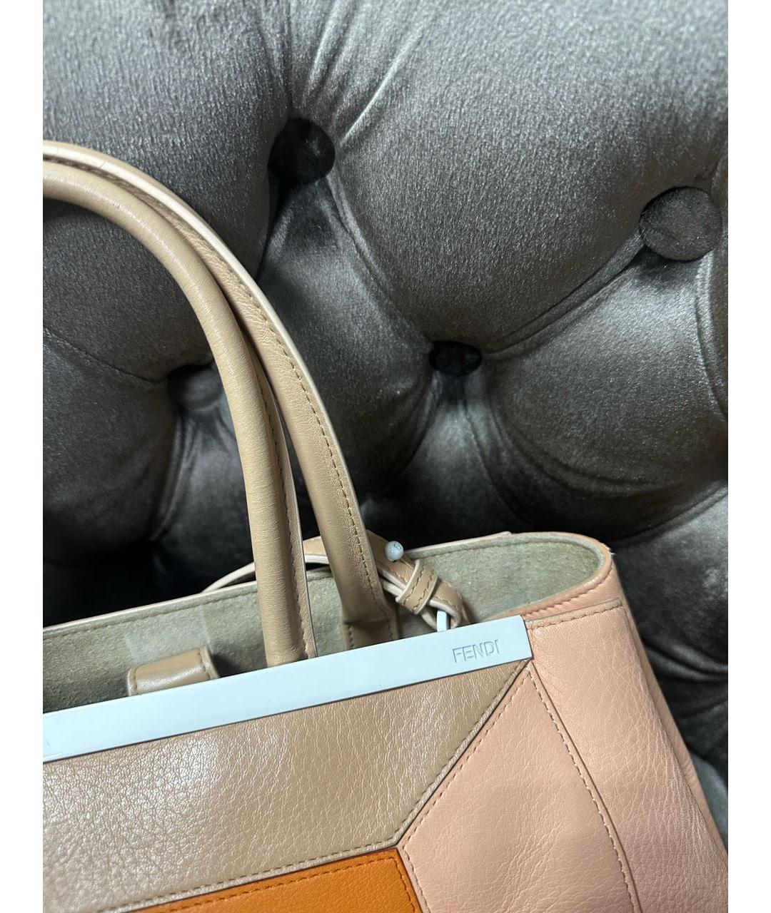 FENDI Мульти кожаная сумка тоут, фото 2