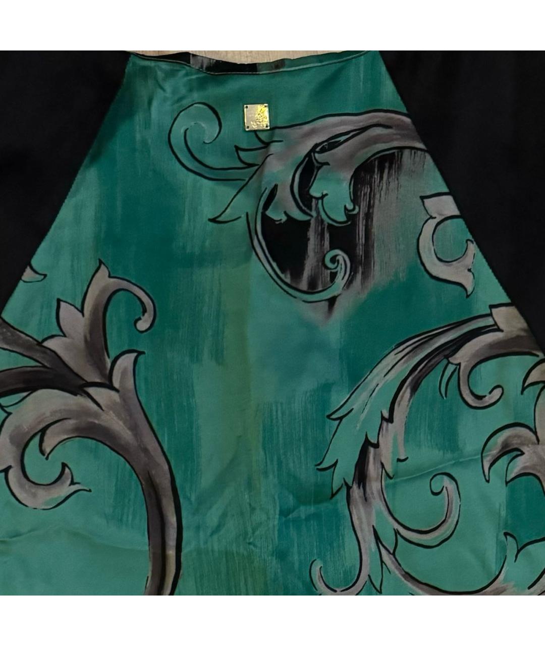 VERSACE COLLECTION Мульти шелковый сарафан, фото 3