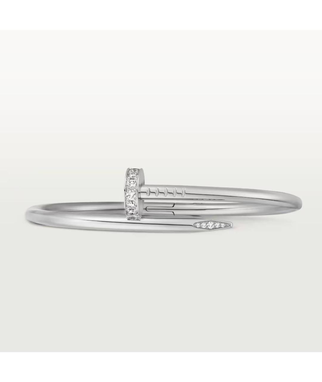CARTIER Белый браслет из белого золота, фото 2