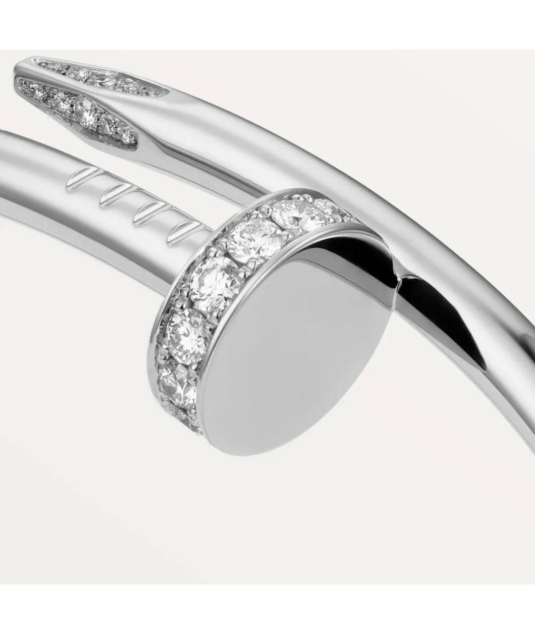 CARTIER Белый браслет из белого золота, фото 3
