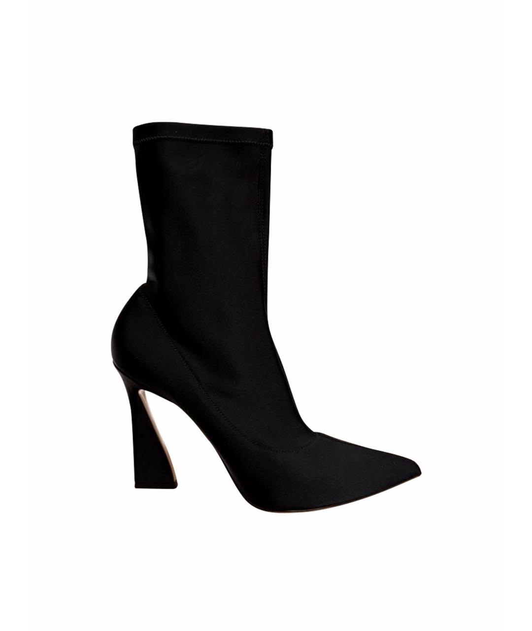 GIANVITO ROSSI Черные текстильные ботильоны, фото 5