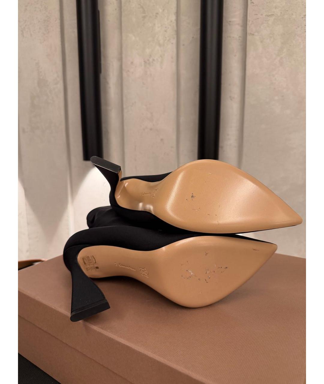 GIANVITO ROSSI Черные текстильные ботильоны, фото 3