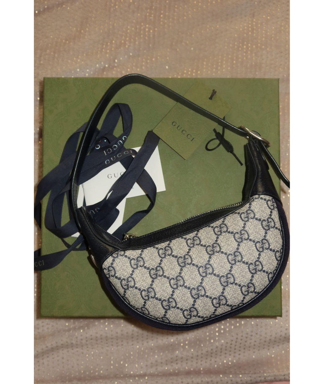 GUCCI Мульти тканевая сумка с короткими ручками, фото 5