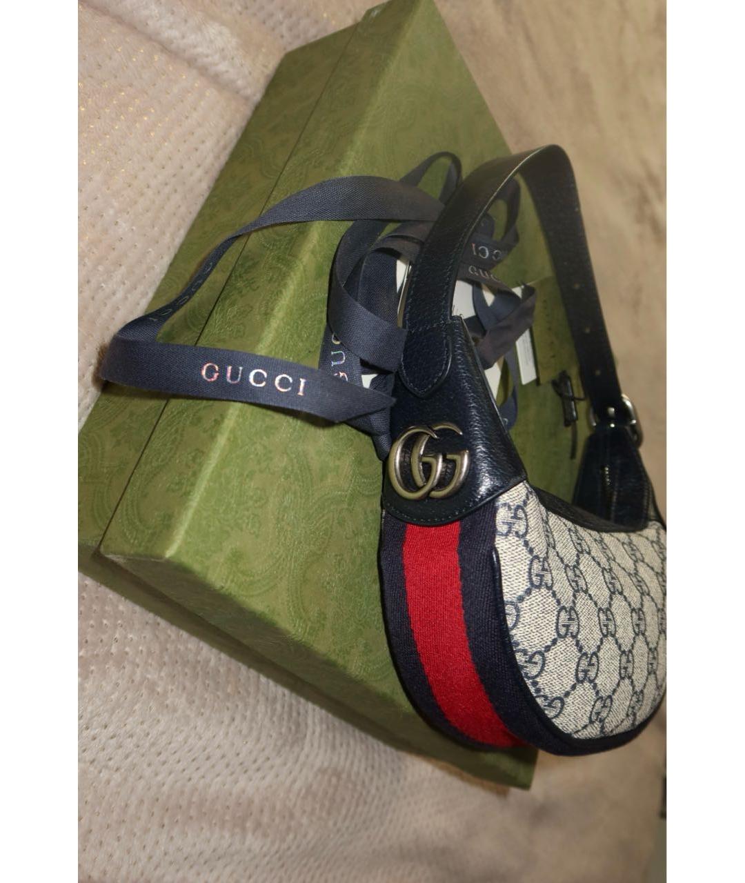 GUCCI Мульти тканевая сумка с короткими ручками, фото 2