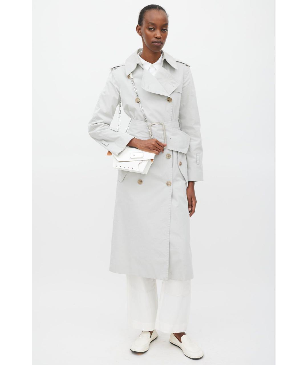 MAISON MARGIELA Белая кожаная сумка через плечо, фото 2