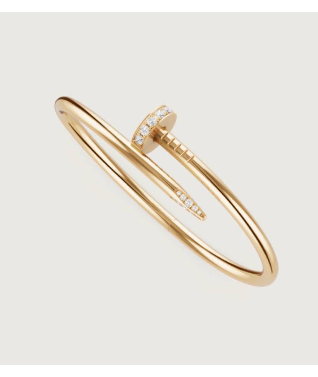 CARTIER Желтый браслет из желтого золота, фото 2