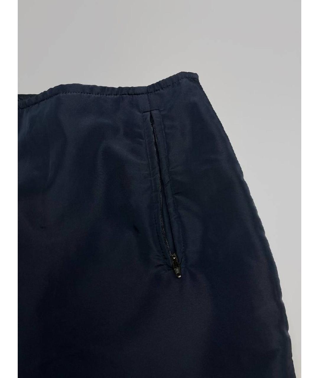 WEEKEND MAX MARA Темно-синяя юбка мини, фото 3
