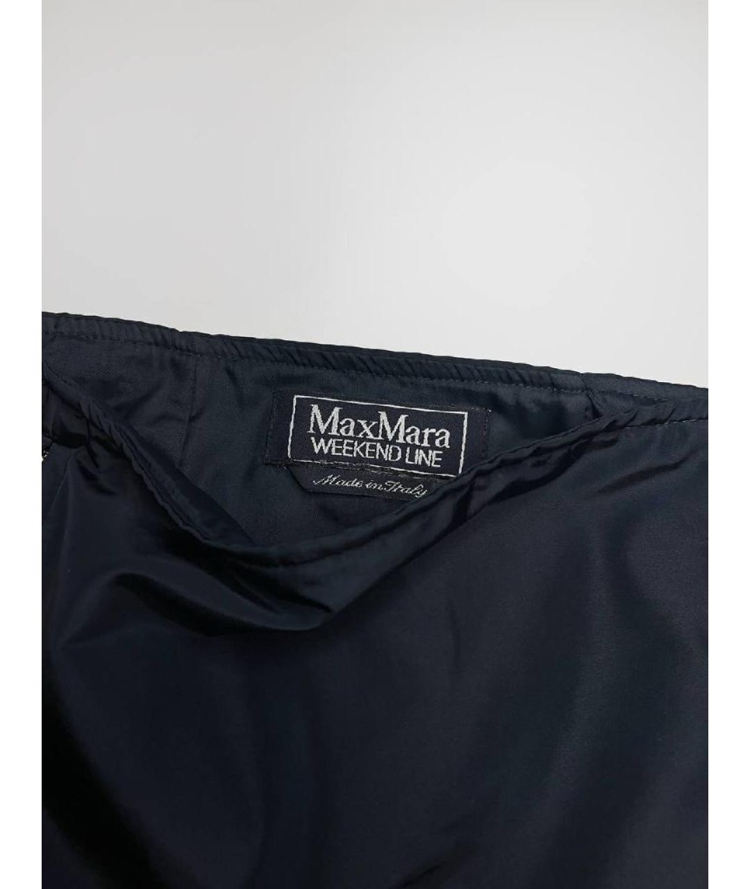 WEEKEND MAX MARA Темно-синяя юбка мини, фото 4
