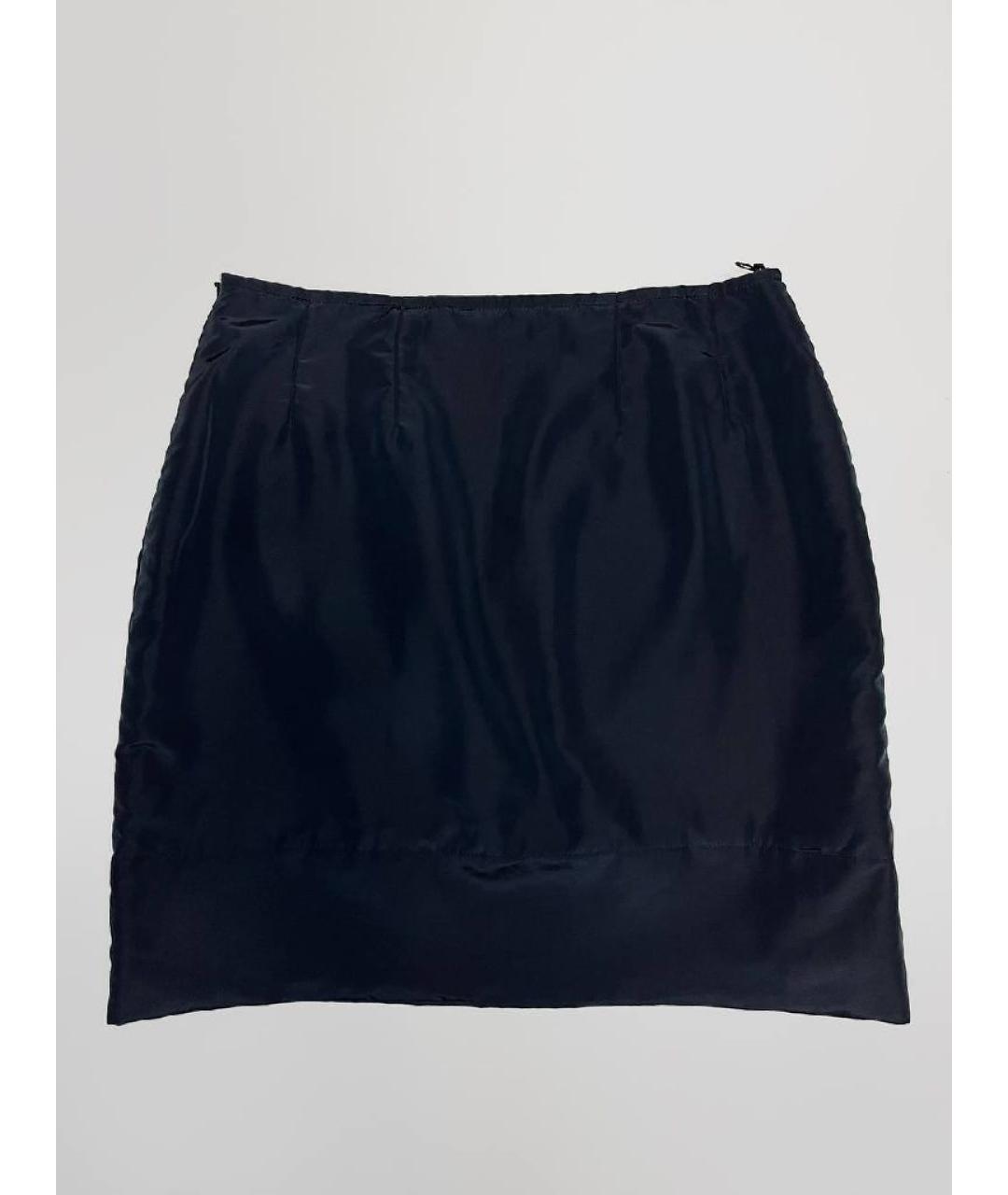 WEEKEND MAX MARA Темно-синяя юбка мини, фото 2
