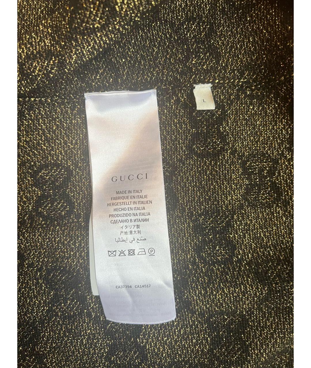 GUCCI Черный шерстяной кардиган, фото 5