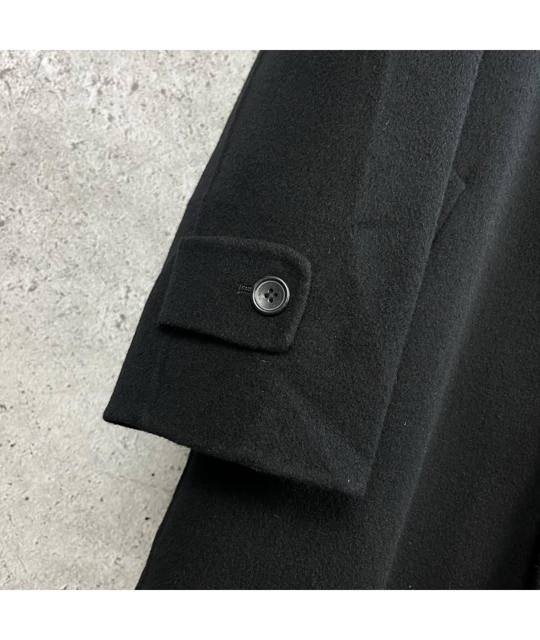 SAINT LAURENT Черное пальто, фото 5