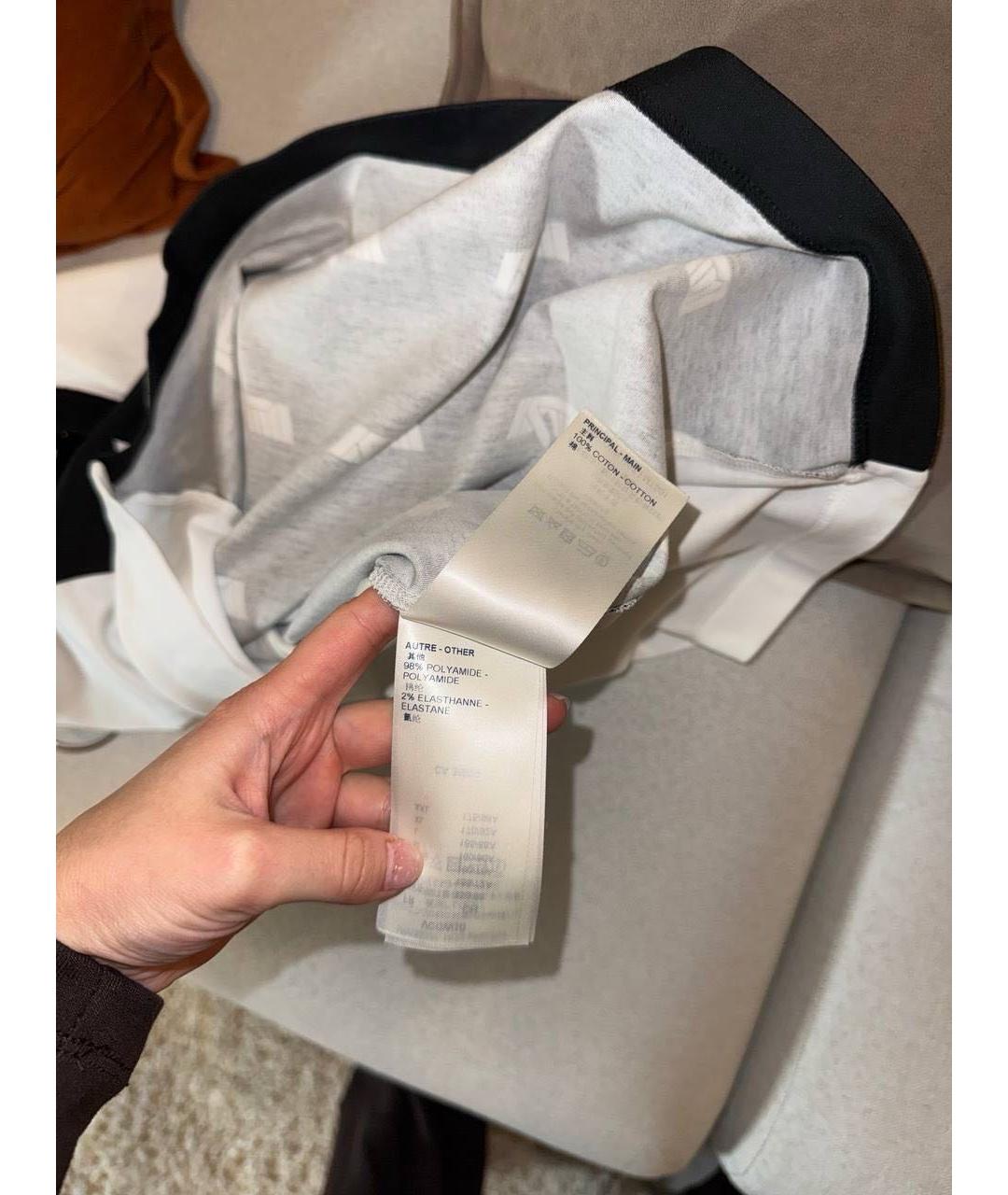 LOUIS VUITTON Мульти хлопковая футболка, фото 4