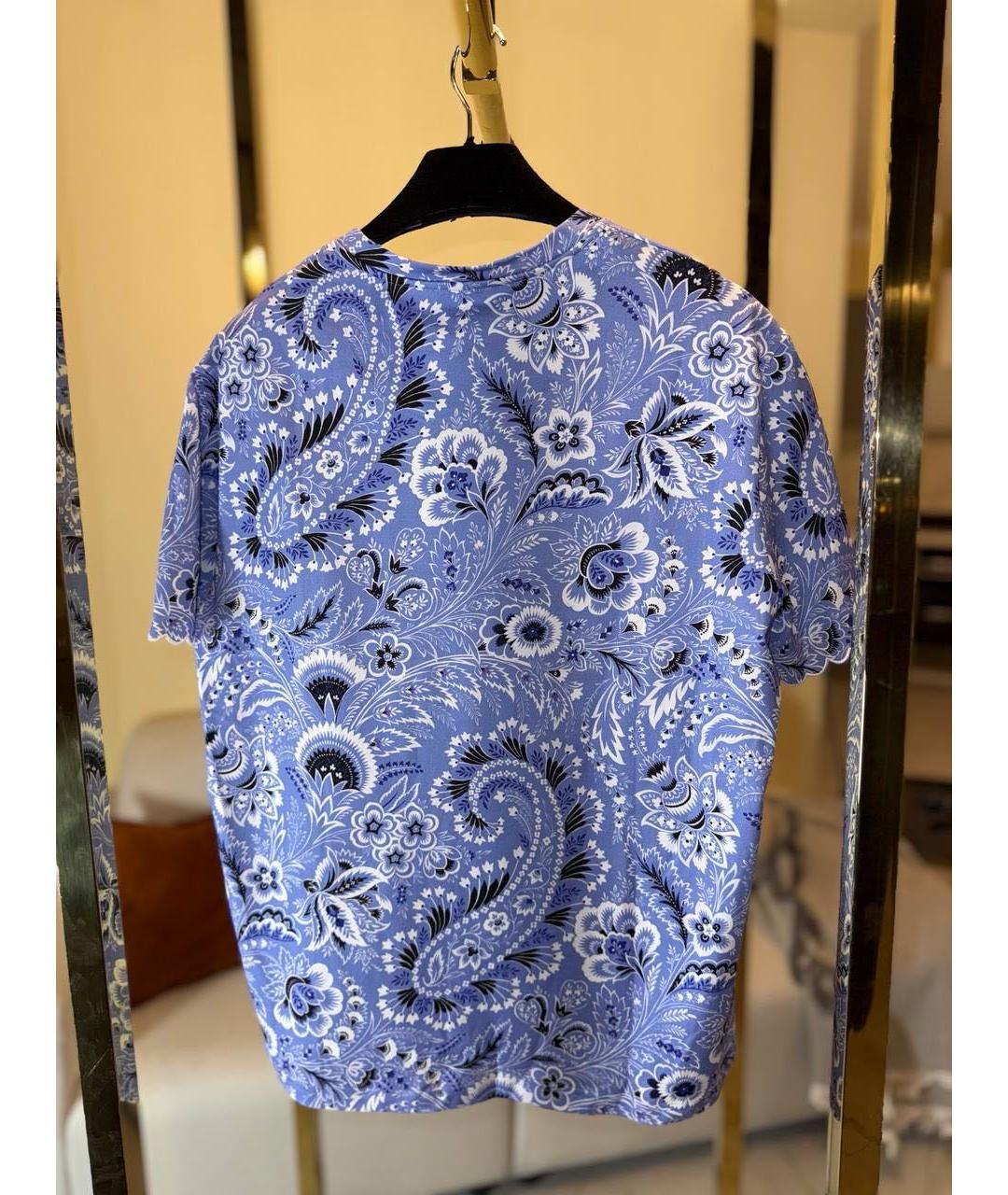 ETRO Фиолетовая хлопковая футболка, фото 2
