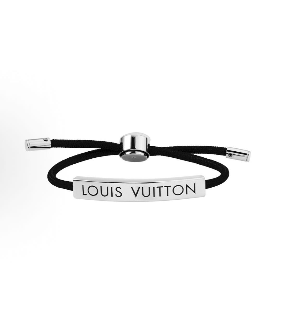 LOUIS VUITTON Черный латунный браслет, фото 2
