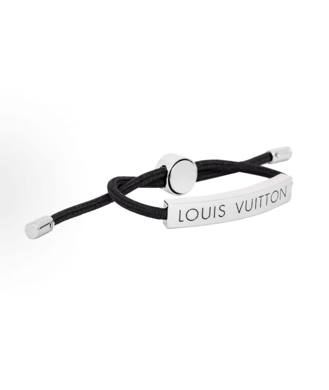 LOUIS VUITTON Черный латунный браслет, фото 2