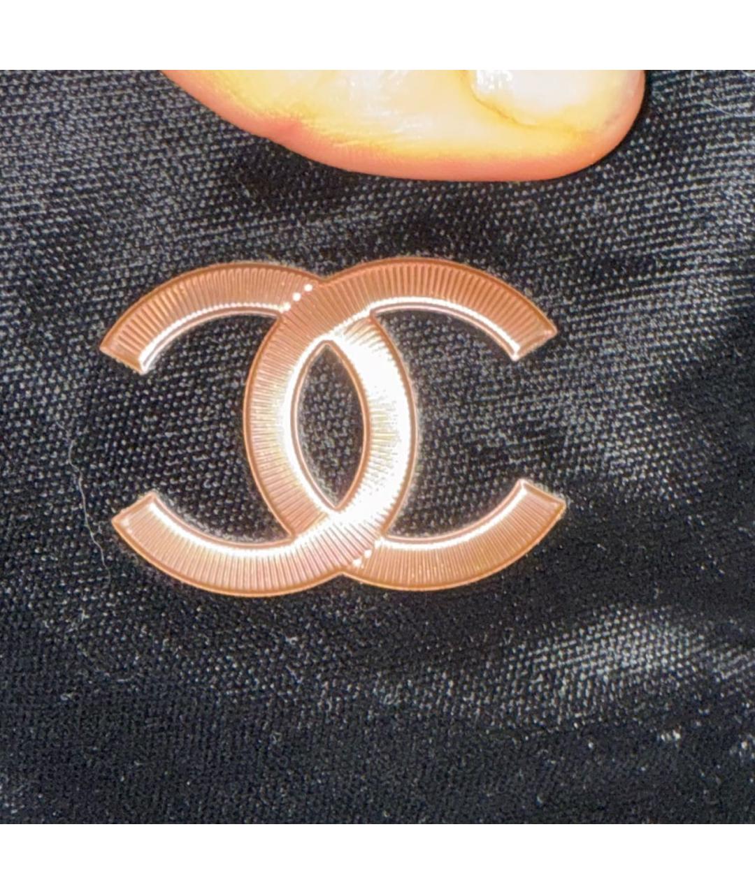CHANEL Черные бархатные ботинки, фото 5