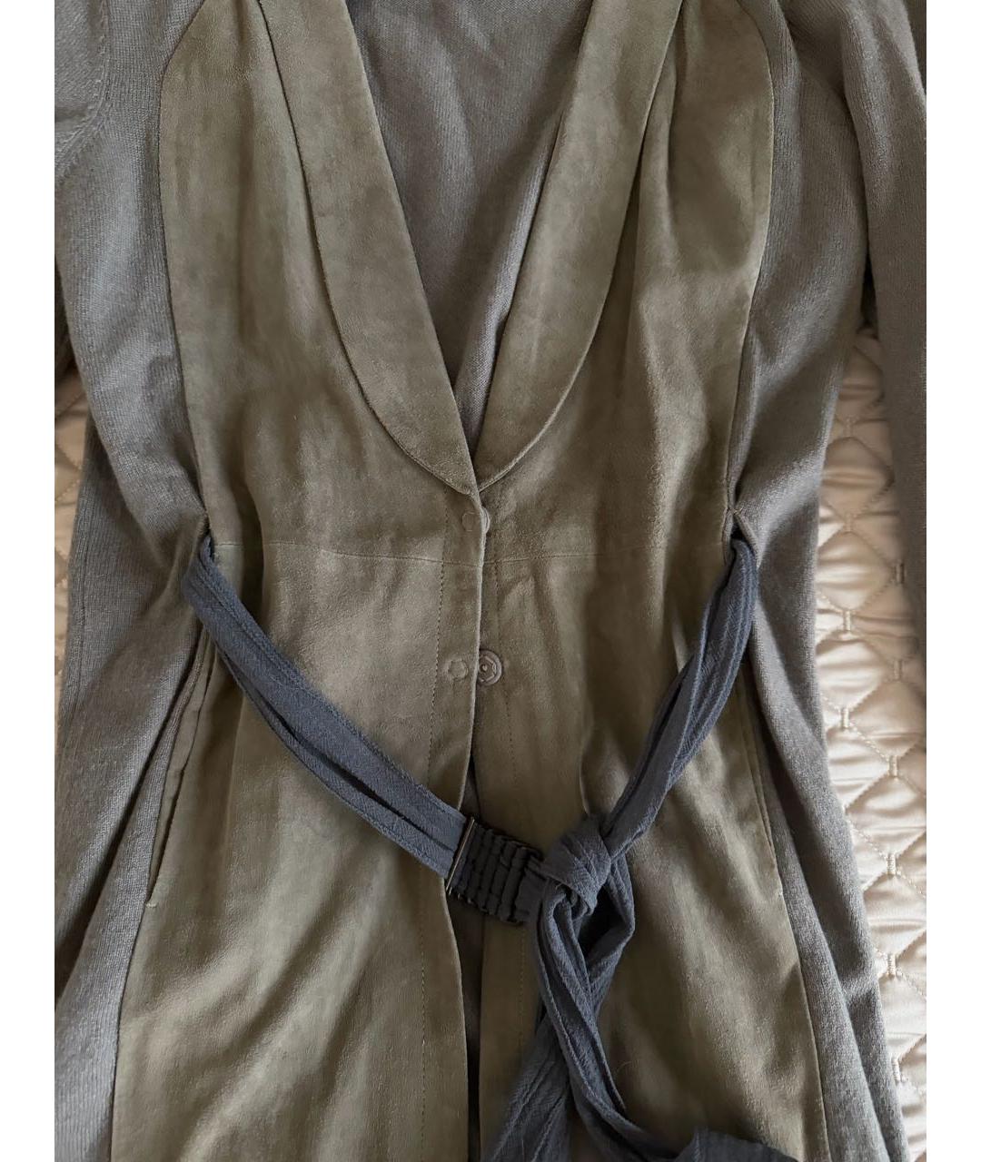 BRUNELLO CUCINELLI Антрацитовый кашемировый кардиган, фото 2