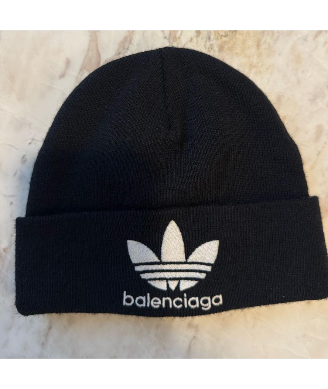 BALENCIAGA Черная шапка, фото 6