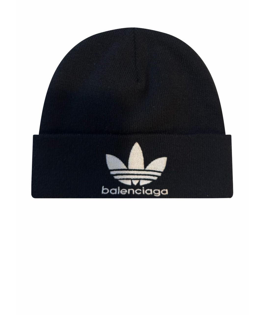 BALENCIAGA Черная шапка, фото 1
