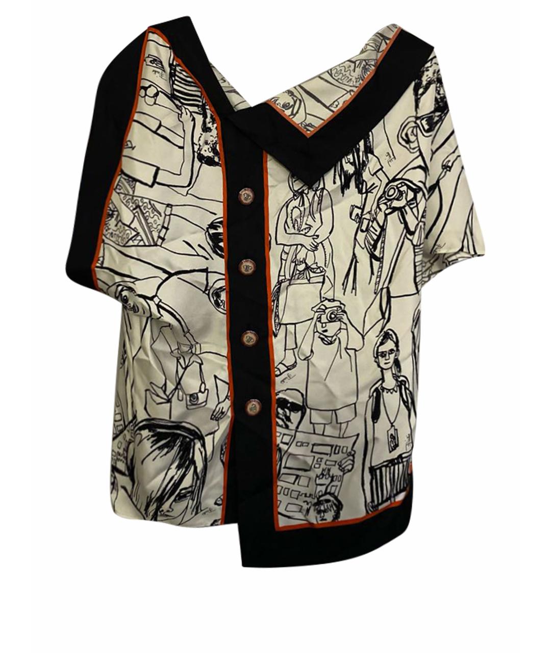EMILIO PUCCI Мульти шелковая блузы, фото 1