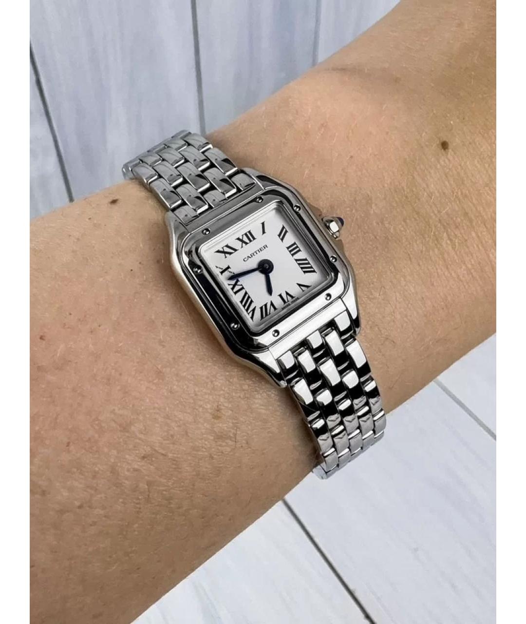 CARTIER Белые часы, фото 2