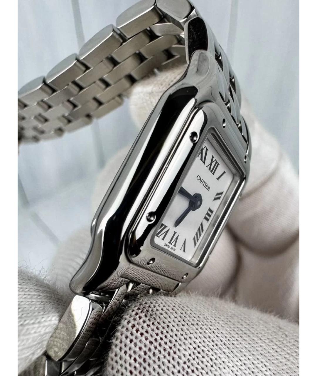 CARTIER Белые часы, фото 4