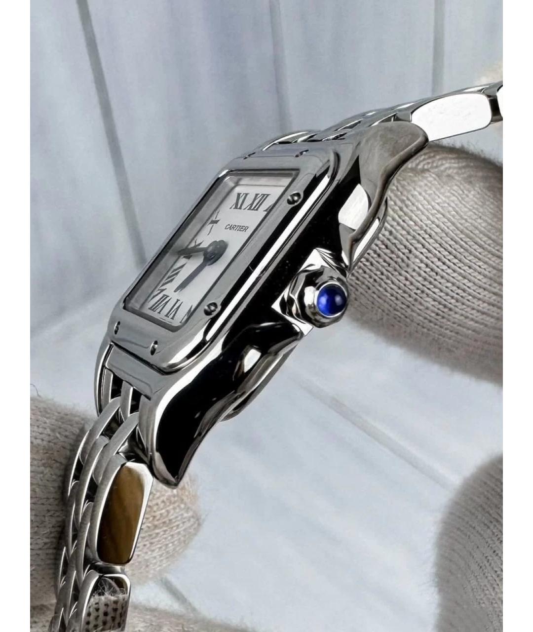 CARTIER Белые часы, фото 5