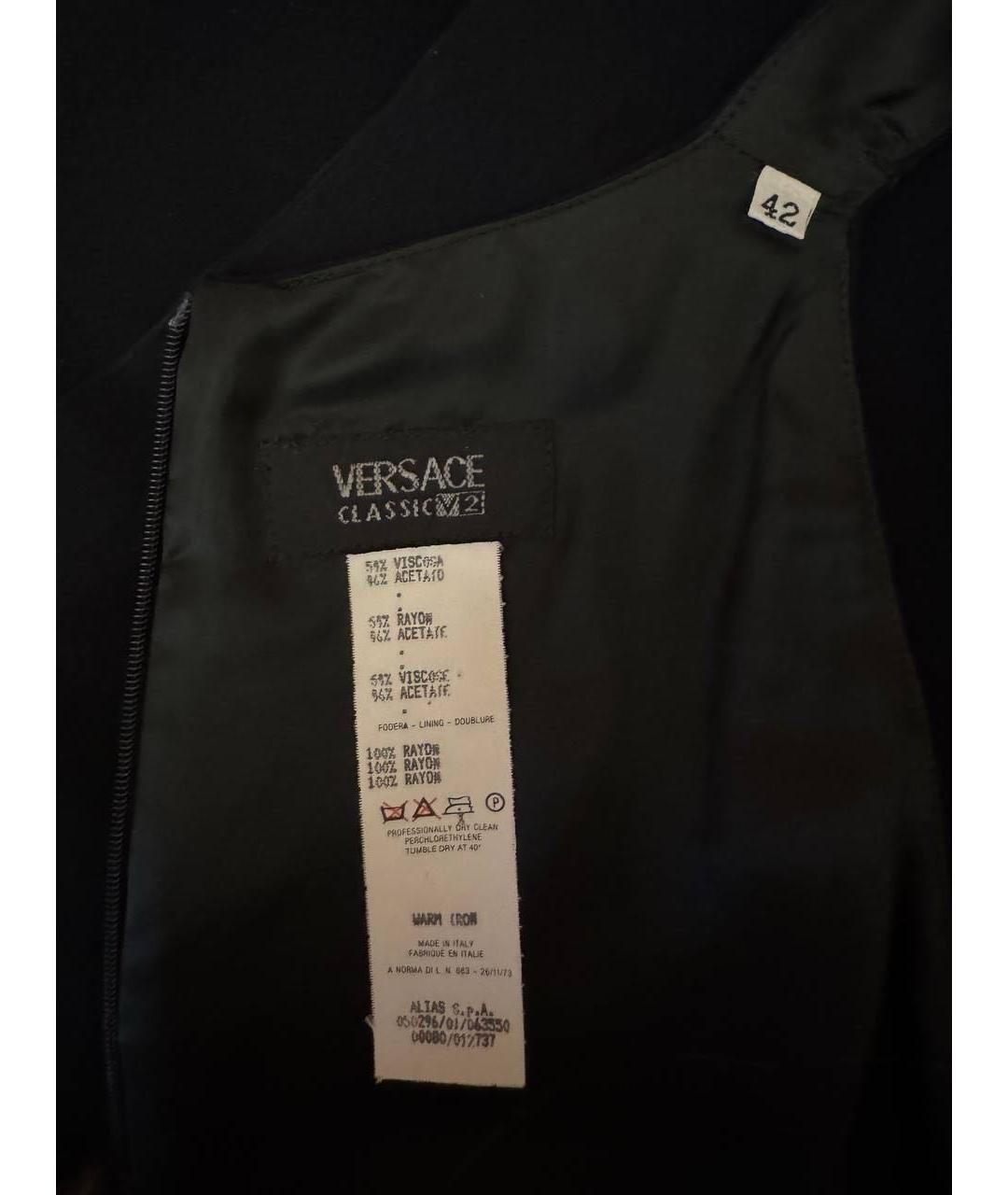 VERSACE Черный вискозный комбинезон, фото 3