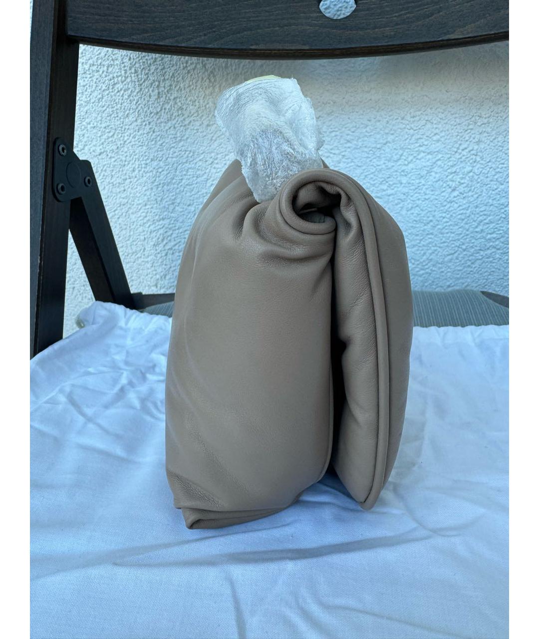 MAISON MARGIELA Бежевая кожаная сумка через плечо, фото 5