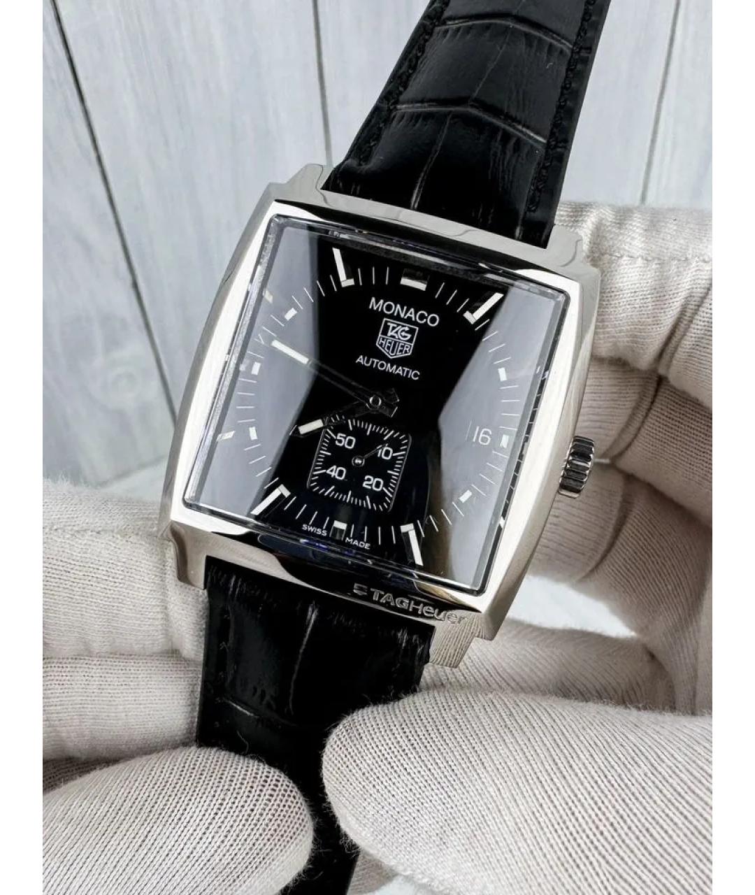 TAG HEUER Черные часы, фото 2