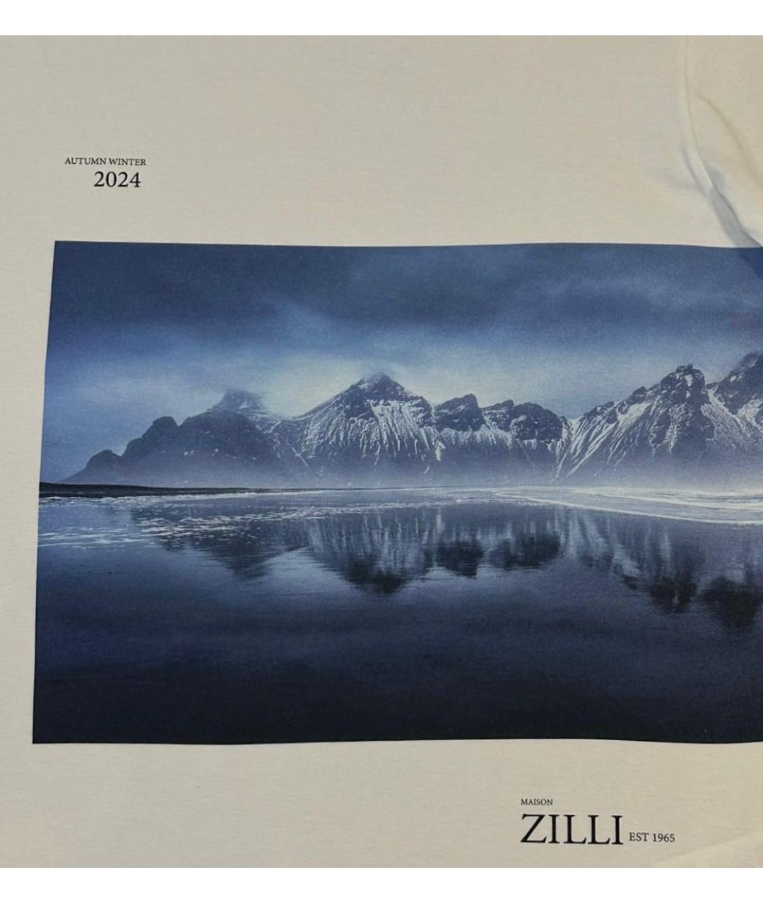 ZILLI Белая хлопковая футболка, фото 4