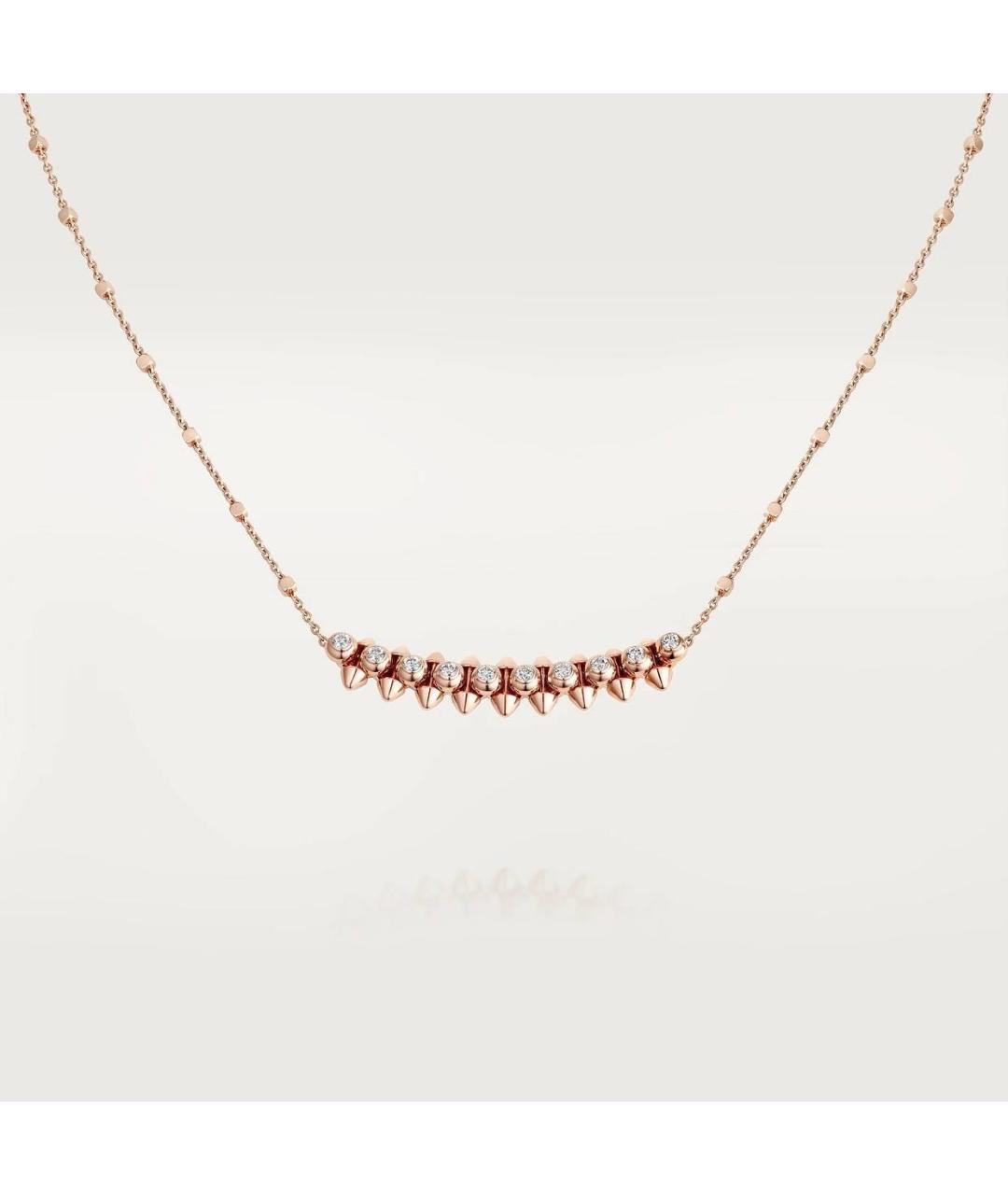 CARTIER Розовое колье из розового золота, фото 3