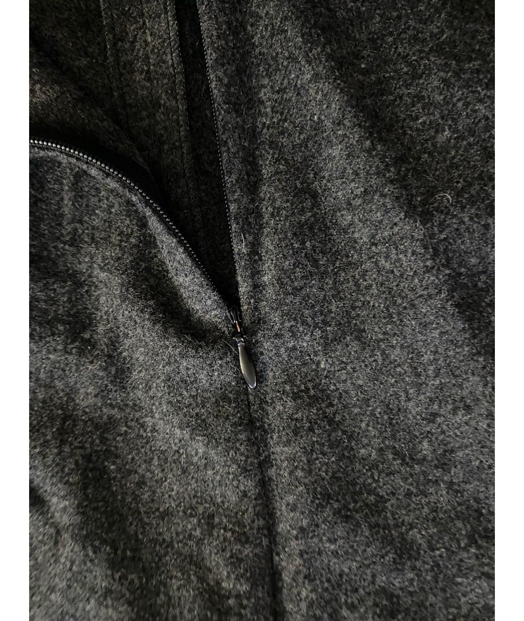 ERMANNO SCERVINO Антрацитовые брюки узкие, фото 4