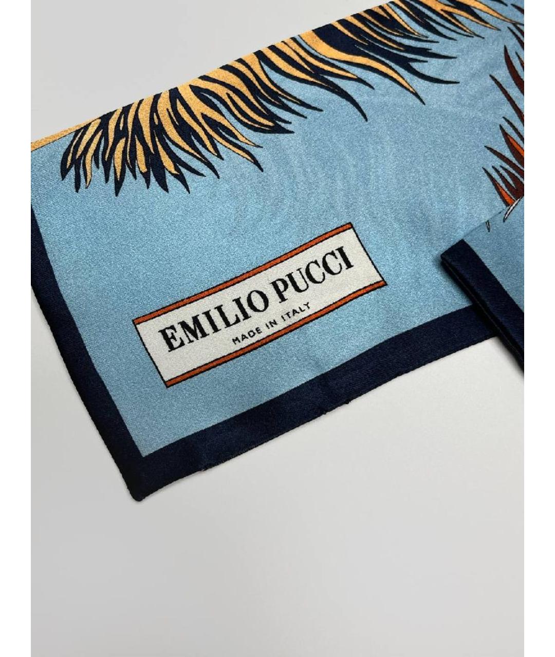 EMILIO PUCCI Мульти шелковый шарф, фото 3