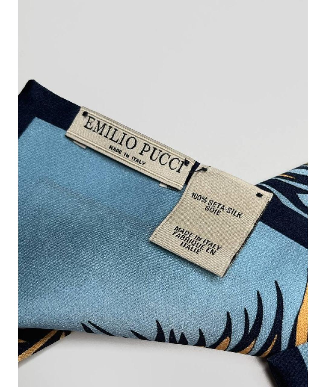 EMILIO PUCCI Мульти шелковый шарф, фото 4
