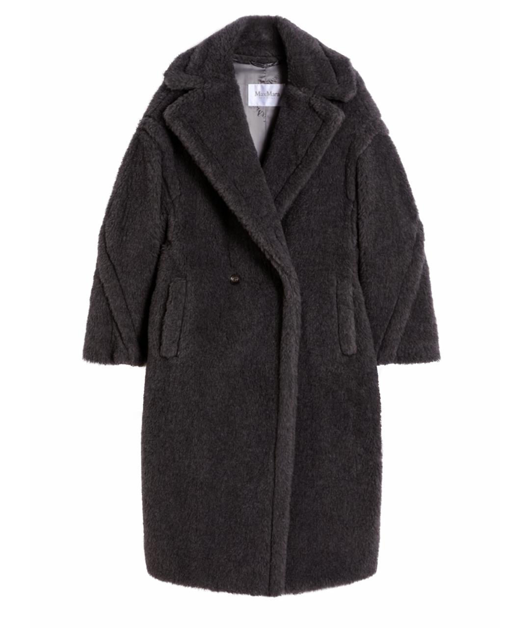 MAX MARA Серая меховая шуба, фото 1
