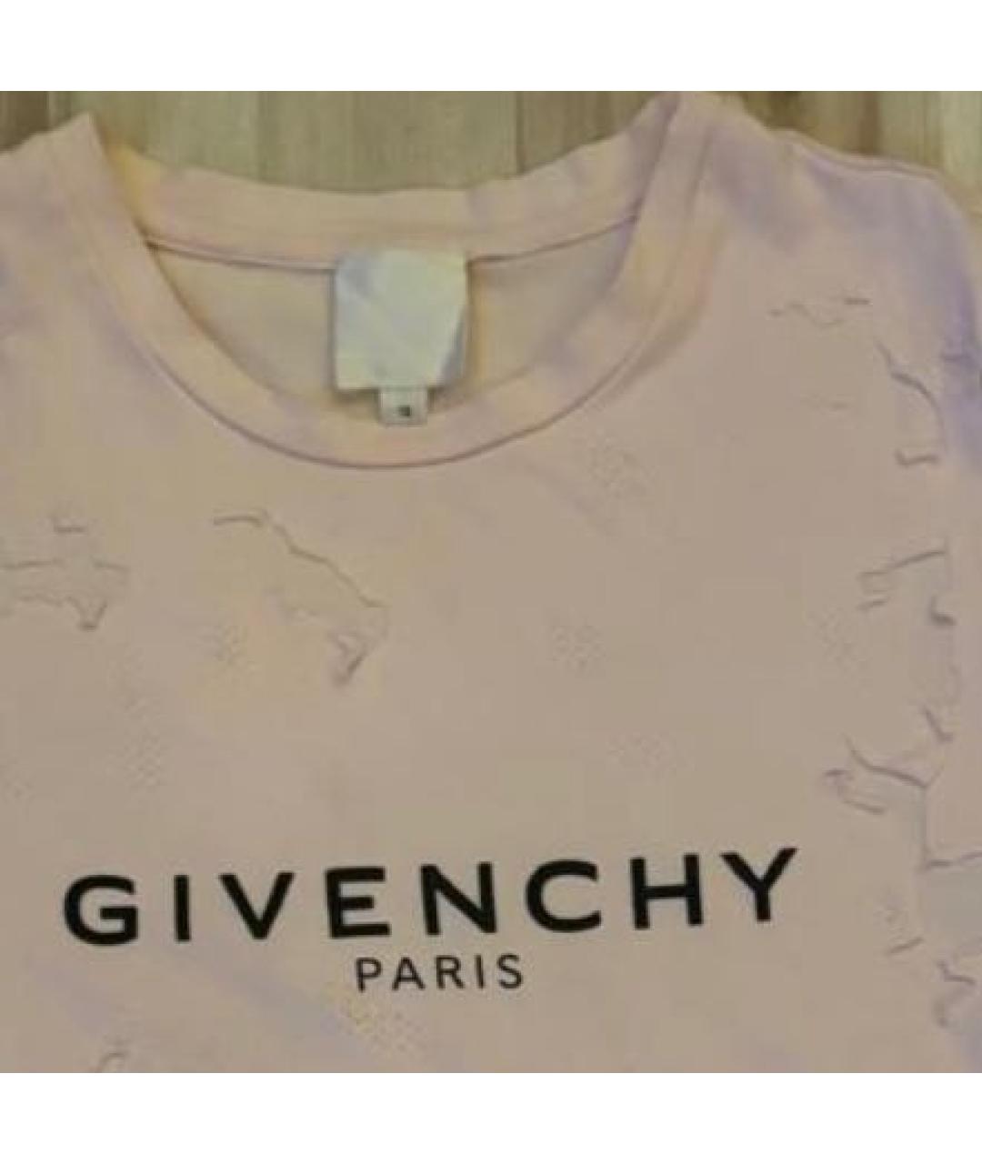 GIVENCHY Розовый хлопковый детская футболка / топ, фото 3