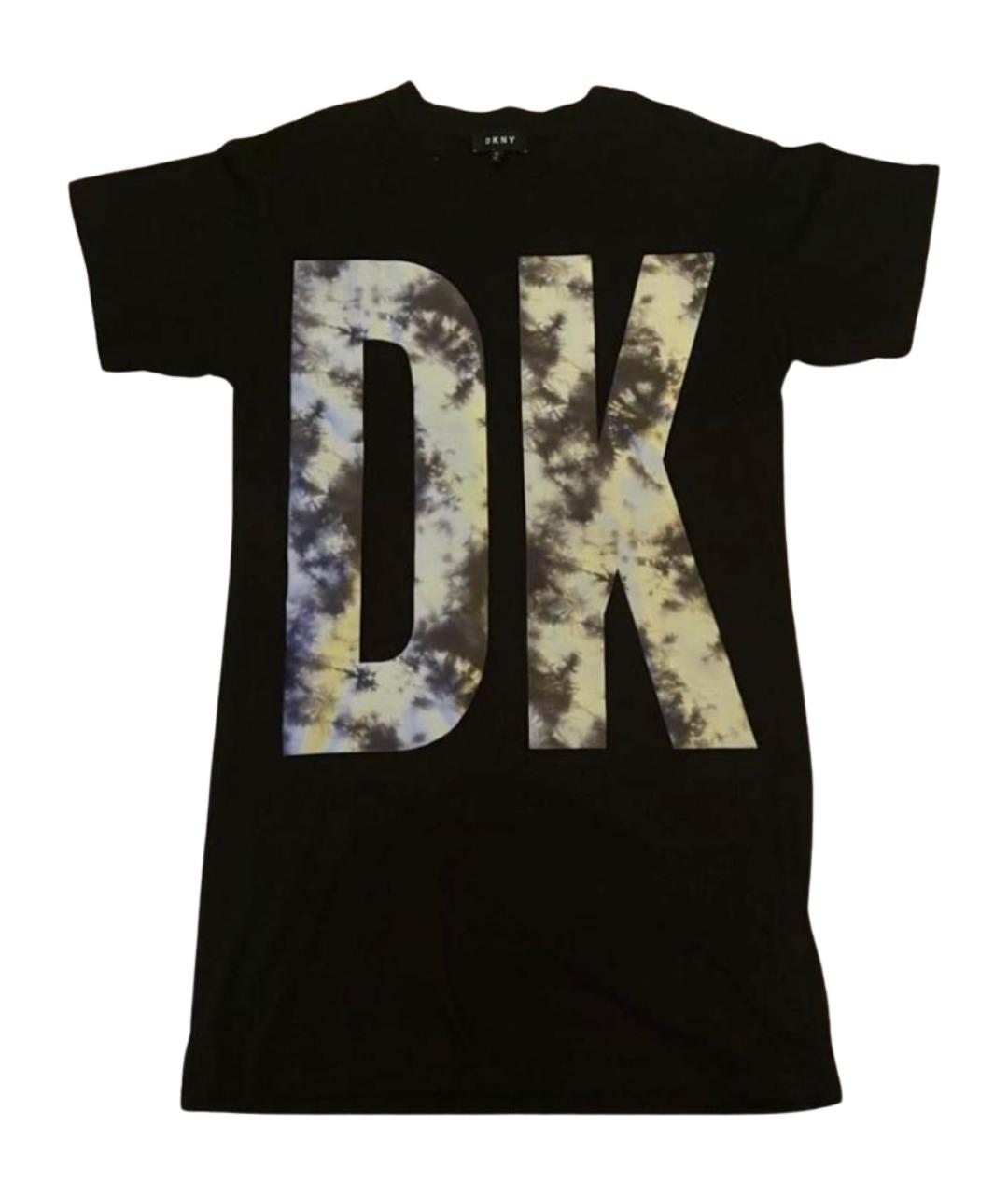 DKNY Черный хлопковый детская футболка / топ, фото 1